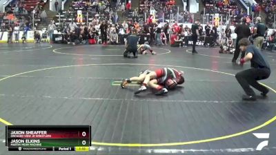 69 lbs Cons. Round 1 - Jaxon Sheaffer, Orchard View Jr Wrestlers vs Jason Elkins, Martin Mean Machine