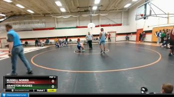 175 lbs Cons. Semi - Grayston Hughes, Sheridan vs Russell Norris, Wyoming Indian Middle School