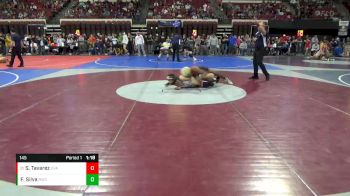 145 lbs Semifinal - Sione Tavarez, Upper Valley Aces vs Fortino Silva, Ronan Wrestling Club