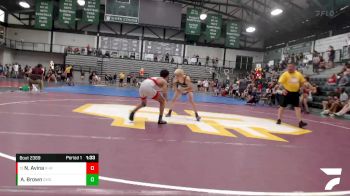 115-128 lbs Cons. Round 3 - Noah Avina, Bolingbrook Jr. Raiders vs Austin Brown, HANNIBAL