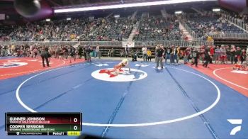 97 lbs 5th Place Match - Gunner Johnson, Touch Of Gold Wrestling Club vs Cooper Sessions, Wyoming Underground Wrestling