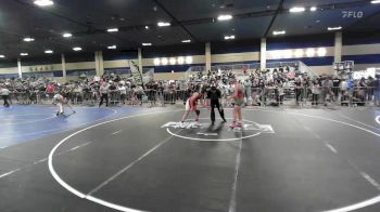 130 lbs 3rd Place - Dominic Garcia, Nm Gold vs Gabriel Shaw, Outlaw WC