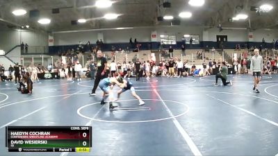 80 lbs Cons. Semi - David Wesierski, ISI vs Haedyn Cochran, Contenders Wrestling Academy