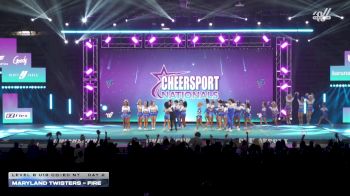 Maryland Twisters - Fire [2026 L6 U18 Co-ed NT Day 2] 2026 CHEERSPORT National All Star Cheerleading Championship