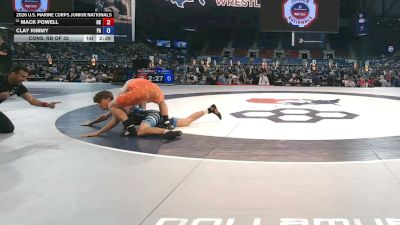 157 lbs Cons. Rd Of 32 - Mack Powell, Oklahoma vs Clay Kimmy, Pennsylvania