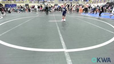 55 lbs Round Of 16 - Barrett Dickson, Enid Youth Wrestling Club vs Callan Sommer, Miami