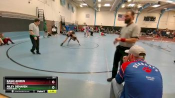 157 lbs Round 3 (10 Team) - Riley DeHaven, Moorcroft vs Kash Lenzen, Douglas