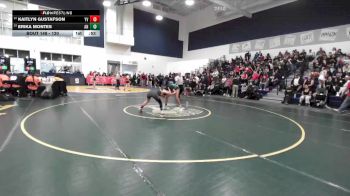120 lbs Cons. Round 1 - Kaitlyn Gustafson, Yucca Valley vs Erika Montes, Aliso Niguel