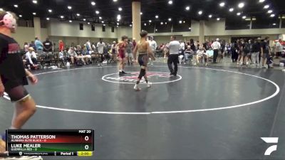 106 lbs Placement Matches (32 Team) - Thomas Patterson, Alabama Elite Black vs Luke Mealer, Guerrilla Red