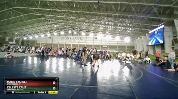 170 lbs Semis (4 Team) - Celeste Cruz, Team Arizona vs Macie Staheli, Utah Green