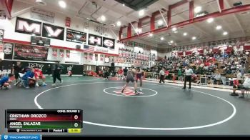 220 lbs Cons. Round 2 - Cristhian Orozco, Indio vs Angel Salazar, Rubidoux