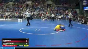 106 lbs Quarterfinal - Ryan Enge, Lisbon vs Myles Thielges, Kindred