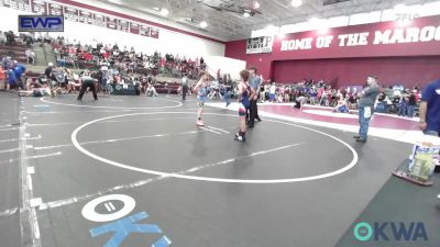 90 lbs Rr Rnd 1 - Brooks Grose, Ponca City Wildcat Wrestling vs Jenson Blay, Piedmont