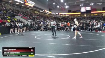 126 lbs Quarterfinal - Sam Davidson, Fort Dodge vs Ethan Sodergren, Ankeny Centennial