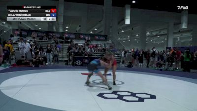 110 lbs 5th Place Match - Addie Morse, Oklahoma vs Leila Witzerman, Arete Wrestling Academy