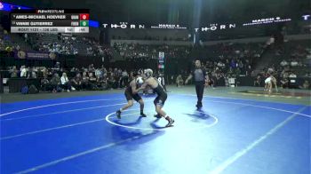 138 lbs 5th Place - Ames-Michael Hoevker, Granite Hills (SD) vs Vinnie Gutierrez, Fountain Valley (SS)