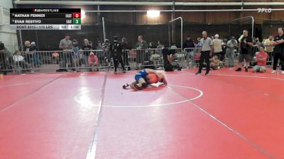 112 lbs Semifinal - Nathan Fenner, Easton vs Evan Restivo, Faith Christian Academy