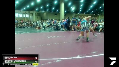 165 lbs Round 1 (6 Team) - Braxton Underwood, Team Misfits vs Gage Seaton, PWC