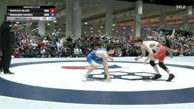 61 lbs 3rd Place Match - Marcus Blaze, Titan Mercury Wrestling Club (TMWC) vs Benjamin Davino, Ohio RTC/ Titan Mercury Wrestling Club (TMWC)