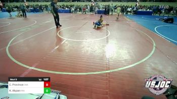 92 lbs Round Of 32 - Cash Province, Oklahoma Wrestling Academy vs Kortney Akpan, Rhodes Supreme Avengers