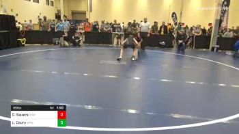 95 lbs Prelims - Luca Coury, Upper St. Clair vs Dean Sauers, Seneca Valley