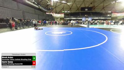 98 lbs 7th Place Match - Brock Arden, Enumclaw Yellow Jackets Wrestling Club vs Gavin Garza, Victory Wrestling-Central WA
