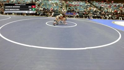 113 lbs Round Of 16 - Lazarus McEwen, Capital vs Pete Bengochea, Lowry