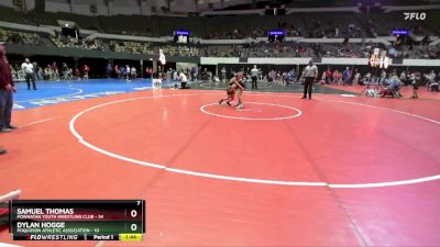 National 3-5 72 Cons. Round 2 - Dylan Hogge, Poquoson Athletic Association vs Samuel Thomas, Powhatan Youth Wrestling Club