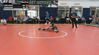 83 lbs Rr Rnd 4 - Trent Mayer, Wayne Danger - MS vs Jayson Knox, Steller Trained 212th - MS
