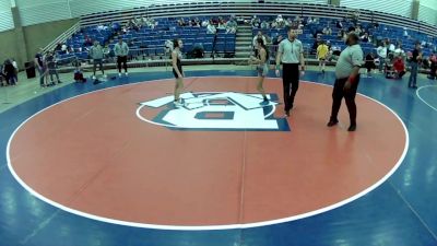 14U Girls - 95 lbs Quarters - Aubree Meyer, Ringers Wrestling Club vs Daphney Gomez, Arizona Girls Wrestling