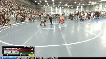 97 lbs Champ. Round 2 - Reveles McEwen, Mine Yard Dogs Wrestling Club vs Trandyn Lundquist, Big Cat Wrestling Club