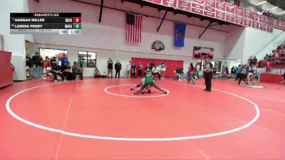 HS 135 lbs Champ. Round 2 - Hannah Miller, BRIDGE CREEK vs Laindia Perry, MACARTHUR