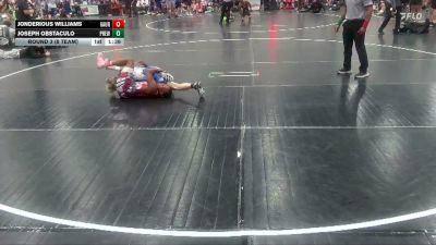 123 lbs Round 3 (8 Team) - Joseph Obstaculo, Precision WA vs Jonderious Williams, GA United Red