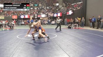 AA - 144 lbs Cons. Round 1 - Thatcher Turnquist, Billings Senior High School vs Dilan Courtney, Missoula Big Sky / Loyola Sacred Heart