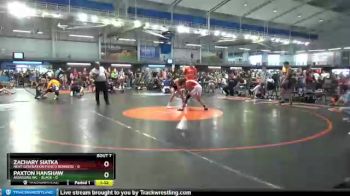 106 lbs Round 3 (6 Team) - Paxton Hanshaw, Assassins WC - Black vs Zachary Siatka, Next Generation Frisco Bombers