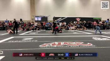 James Ortiz vs Blake Gonzales 2024 ADCC Dallas Open at the USA Fit Games