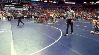 2A-175 lbs Champ. Round 1 - Marcus Bear, South Tama County vs Tysen Stangel, Osage