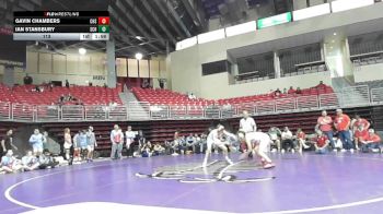113 lbs Round 3 (4 Team) - Gavin Chambers, Crismon High School vs Ian Stansbury, Smith Center HS