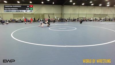 115 lbs 3rd Place - Christina Guerrero, Aztec Lady Warriors vs Hayven Pierotti, Sisters On The Mat