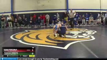 149 lbs Champ Round 1 (16 Team) - Evan Fidelibus, New England College vs Thomas DiResta, Johnson & Wales (RI)