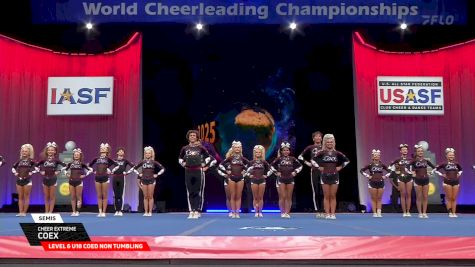 Cheer Extreme - Coex [2025 L6 U18 Coed Non Tumbling Semis] 2025 The Cheerleading Worlds