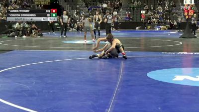 141 lbs Cons. Round 2 - James Wright, Central Mo. vs Colton Stoneking, Fairmont St.