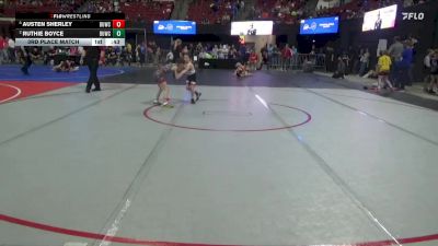 49/53 3rd Place Match - Ruthie Boyce, Chinook Wrestling Club vs Austen Sherley, Helena Wrestling Club