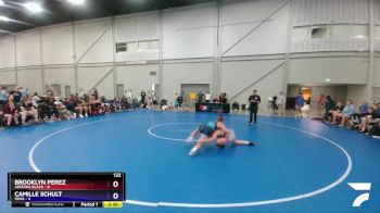 122 lbs Placement Matches (8 Team) - Brooklyn Perez, Arizona Black vs Camille Schult, Iowa