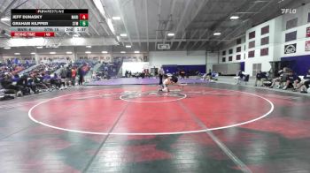 184 lbs Round 3 (10 Team) - Noah Hollendonner, Marian University (IN) vs Orinn Hubbard, University Of Saint Mary (KS)