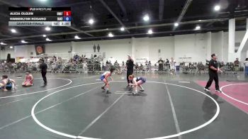 109 lbs Quarterfinal - Alicia Olguin, Unattached vs Kimberlynn Rosario, Bakersfield Drilles