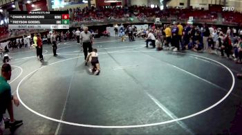 75 lbs Quarterfinal - Treyson Goebel, Syracuse Mat Club vs Charlie Haneborg, Midwest Destroyers Wrestling Club