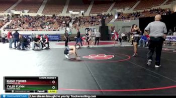 D4-132 lbs Quarterfinal - Tyler Flynn, Fountain Hills vs Kiano Torres, Morenci Jr./Sr.