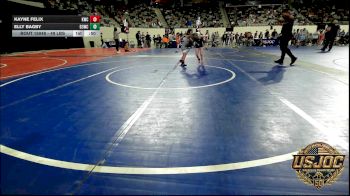49 lbs Quarterfinal - Kayne Felix, Keystone Wrestling Club vs Elly Bagby, D3 Wrestling Cluib