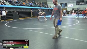 JV-34 lbs Round 3 - Jaxson Meyer, West Delaware, Manchester vs Reagan Salger, Vinton-Shellsburg